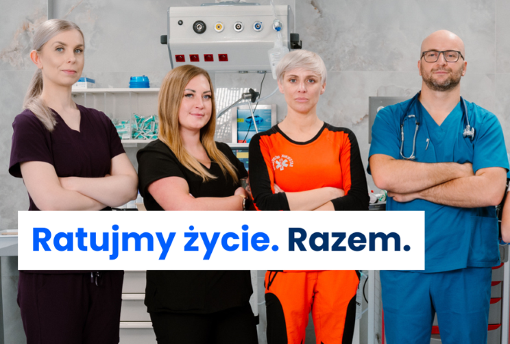 Ratujmy życie. Razem. Akcja wsparcia dla środowiska medycznego.