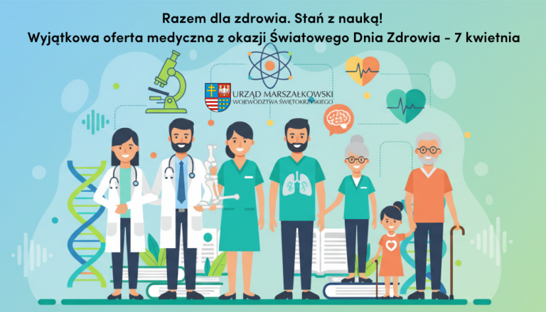Razem dla zdrowia. Stań z nauką. Wyjątkowa oferta z okazji Światowego Dnia Zdrowia