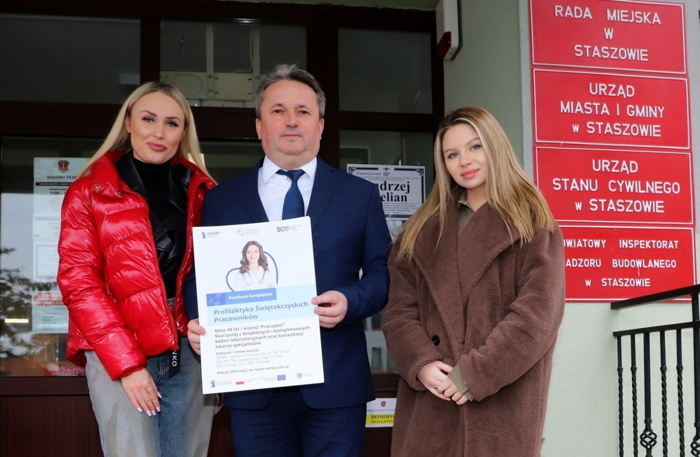 Samorząd Staszowa zaangażował się w realizację projektu "Profilaktyka Świętokrzyskich Pracowników".